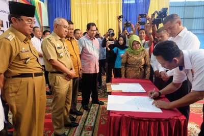 Kadin Inhil Dilantik, Edi Nyatakan Komit Fasilitasi UMKM Dengan Lembaga Pembiayaan